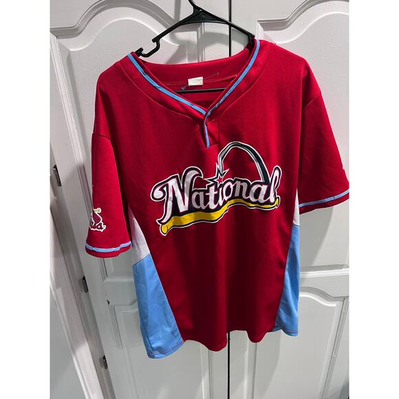 2009 MLB All Star Game Jersey National League St Louis Cardinals XL Red Blue - Picture 1 of 10